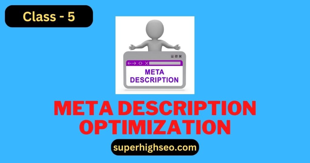 Meta description optimization